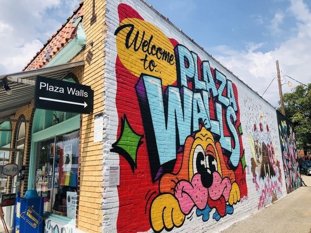 wall art murals. ever changing. great photo opportunities