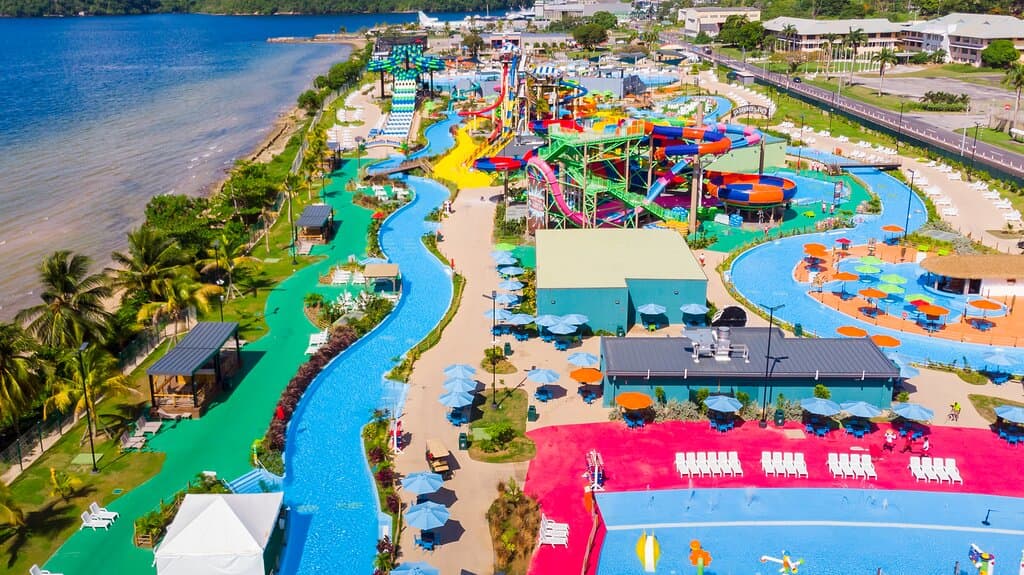 The Park spans 25 acres of stunning land on the picturesque Chaguaramas Peninsula - Five Islands