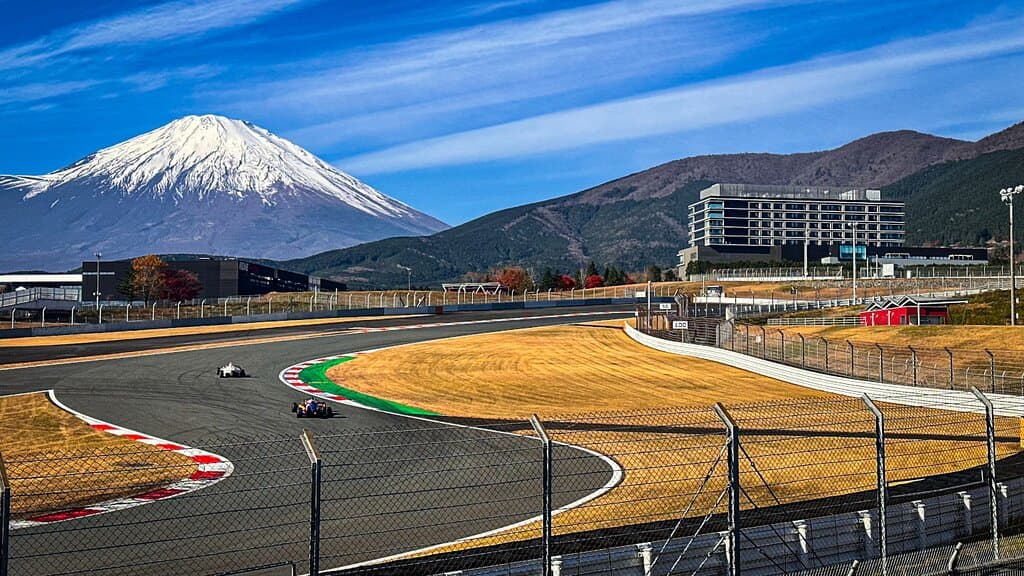 天気の良い日にはコースから富士山を望むことが出来ます。