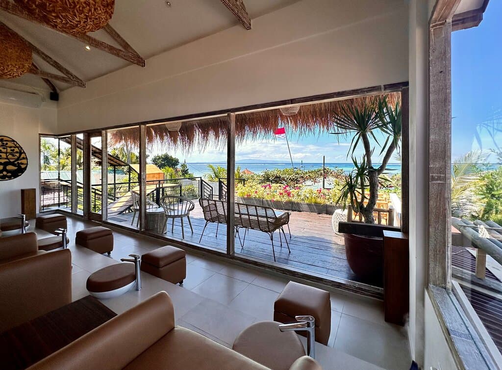 Enjoy a treatment or some in our new upstairs lounge.