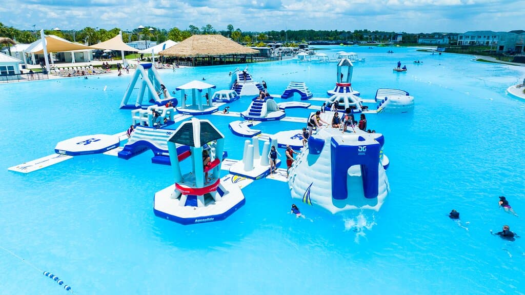 Water Obstacle Course