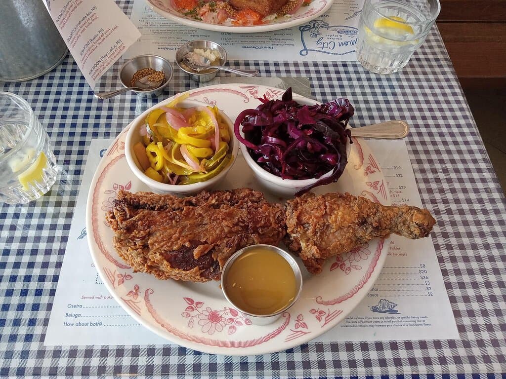The two sides were divine with the Fired Chicken!