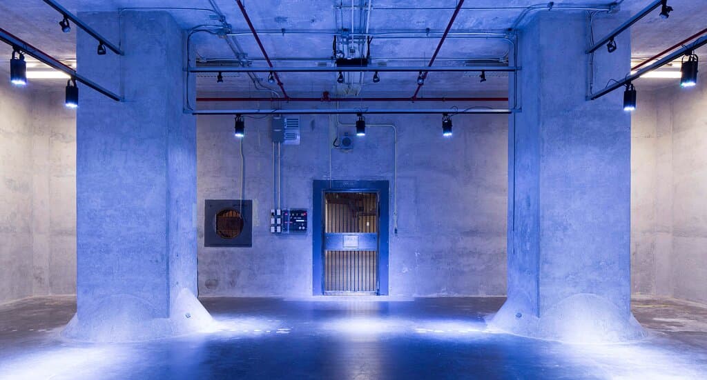 Inside the Bank of Canada Vault, 75 feet underground.