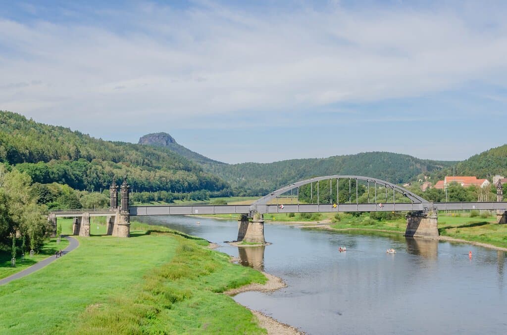 Most Karola w Bad Schandau
