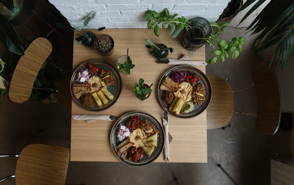 Assiettes Recyclart (végé/végan/halal)