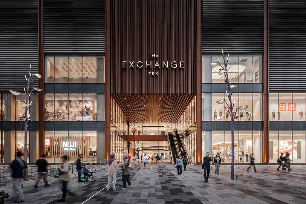 MRT Plaza Entrance of The Exchange TRX