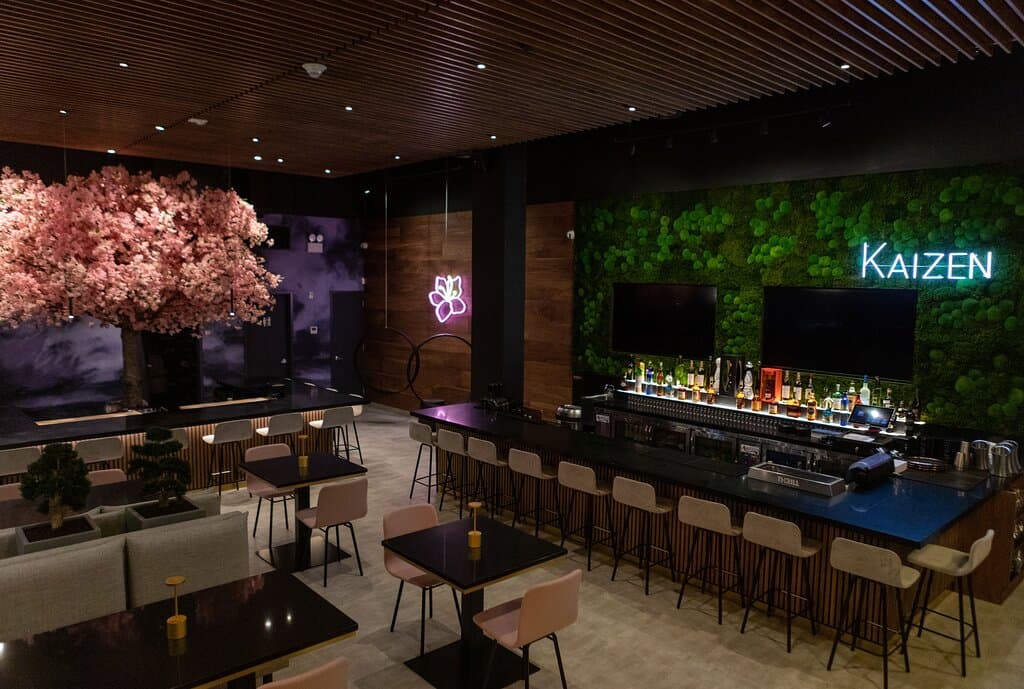 Main Dining, Sushi Bar & Full Bar with TV's for your favorite sports