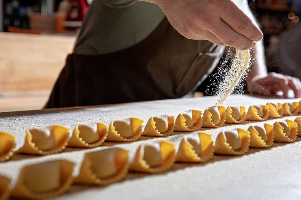 Freshly made pasta is a hallmark of Indaco