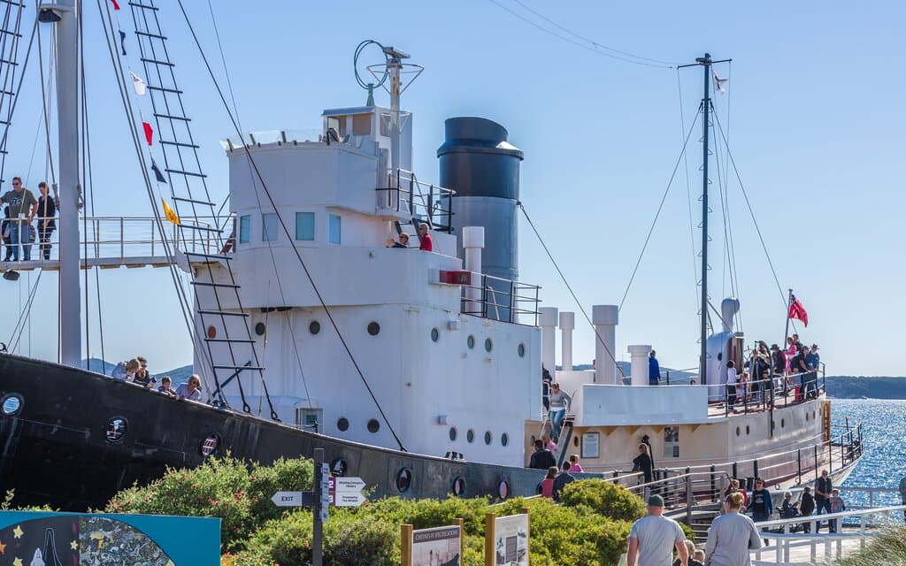 Climb aboard the Cheynes IV, the world's only preserved Whalechaser ship.