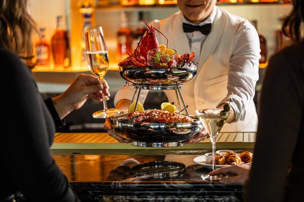 A showstopper at any table, with the skyline as your backdrop.