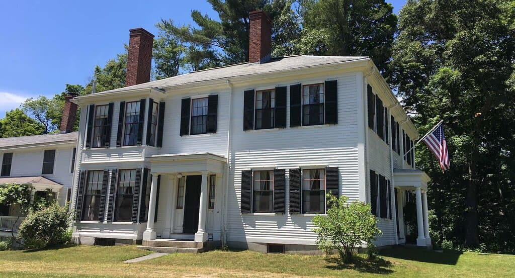 Ralph Waldo Emerson and his wife Lidian moved into this Concord home the day after their wedding in 1835 and remained here the rest of their lives. The Emersons hosted many of the mid-19th century's most prominent literary and intellectual figures in their home, and it was from here that Emerson established himself as the essayist, lecturer, and poet still known today. The house and grounds remain much as they were during Emerson's lifetime and are open to visitors seasonally.