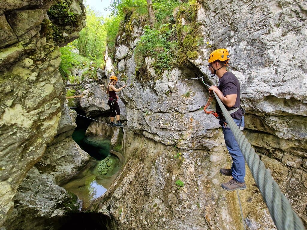 In the gorge