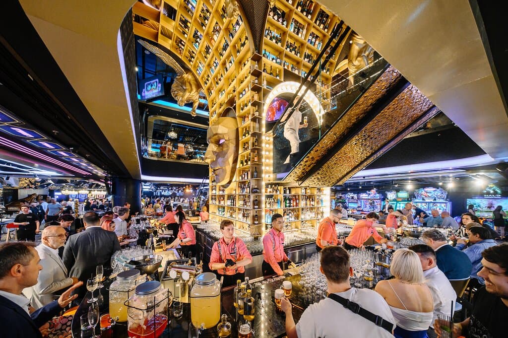 Infinite bar - highest two floor bar in Prague