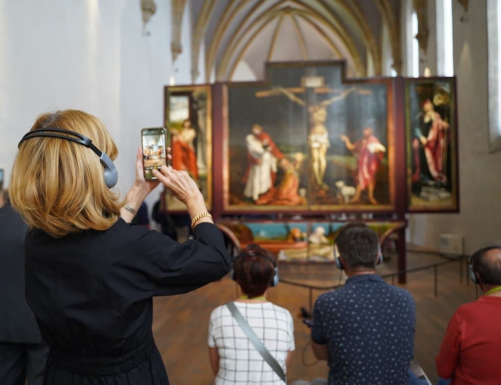 Grünewald, Vue du Retable d’Issenheim, 1512–1516, Musée Unterlinden, Colmar