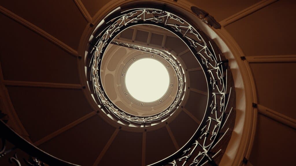 Escalera de caracol, Casa Modernista