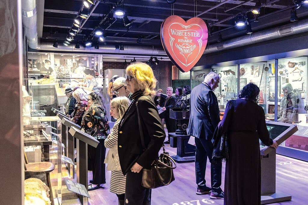 Fuller Gallery of Industrial History has been updated with interactive displays to share the amazing stories of Worcester's innovative and entrepreneurial history. From the cotton gin to space suits, to corsets and candlepin bowling - this is the place where invention happens!