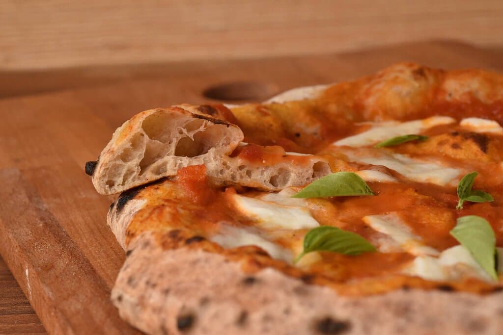 pizzas de longa fermentação