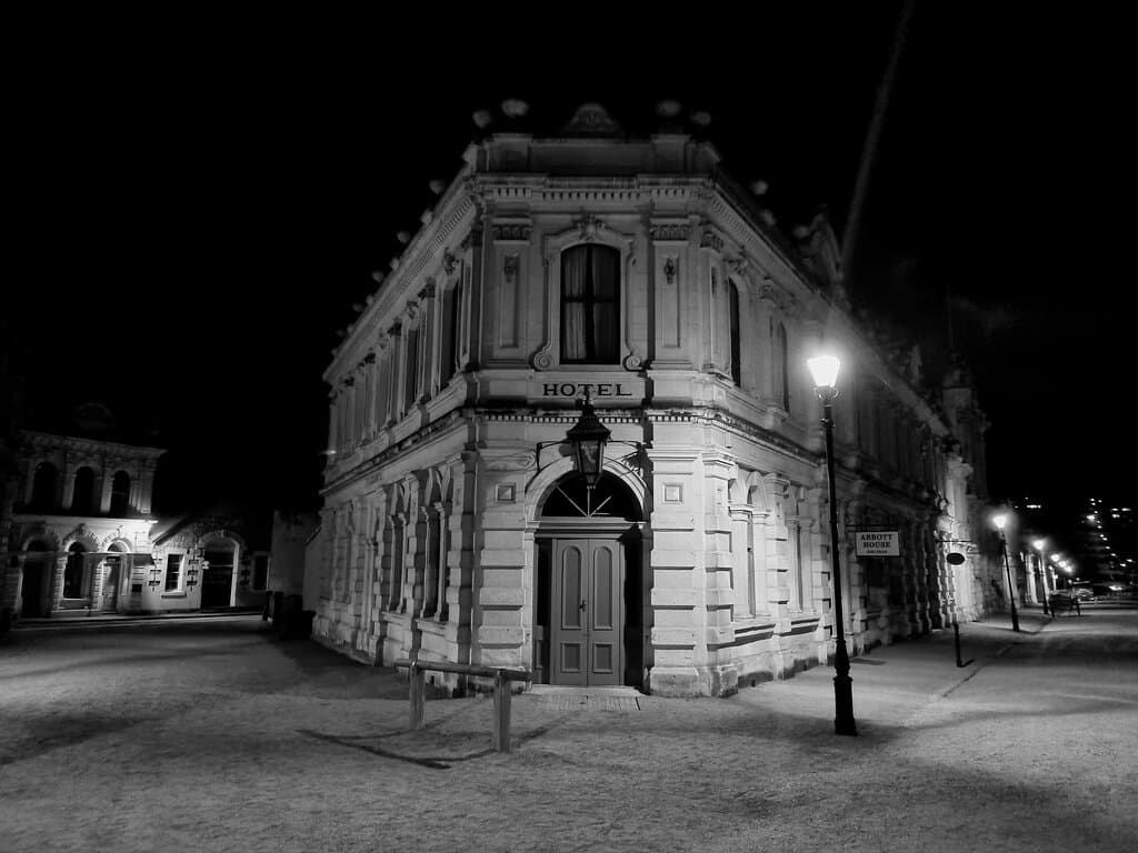 Criterion Hotel at night 