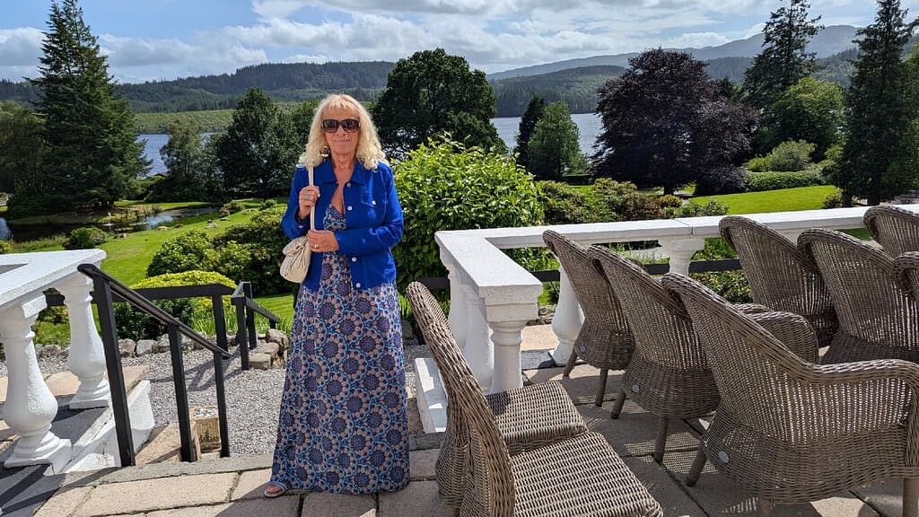 A wedding at this beautiful hotel at Loch Ard.Fantastic scenery and wedding.