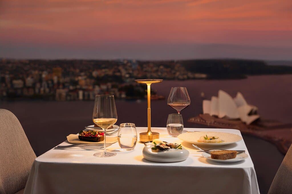 Sky-High Dinner with Harbour Views