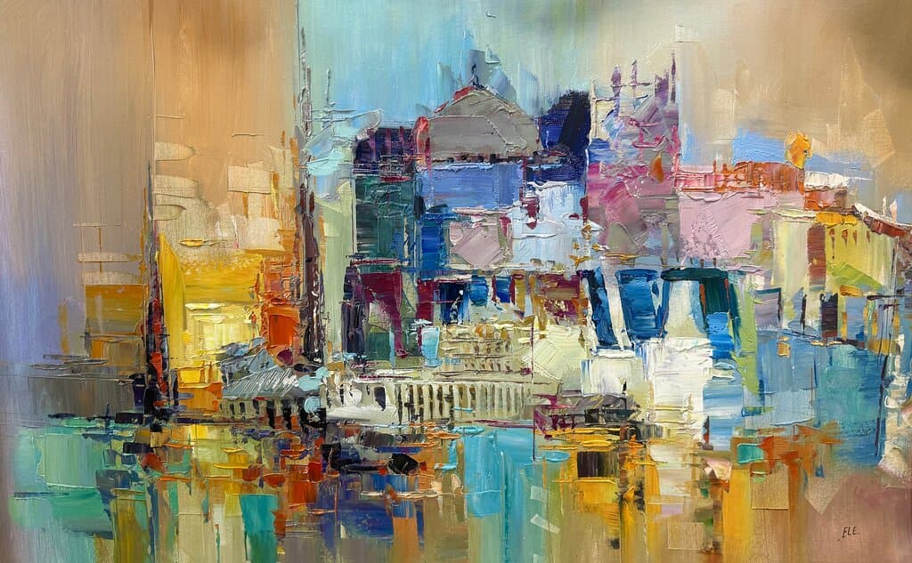 Art Gallery Roma, Via dei Coronari, 7 Roma. Oil painting by Elena Sagresti