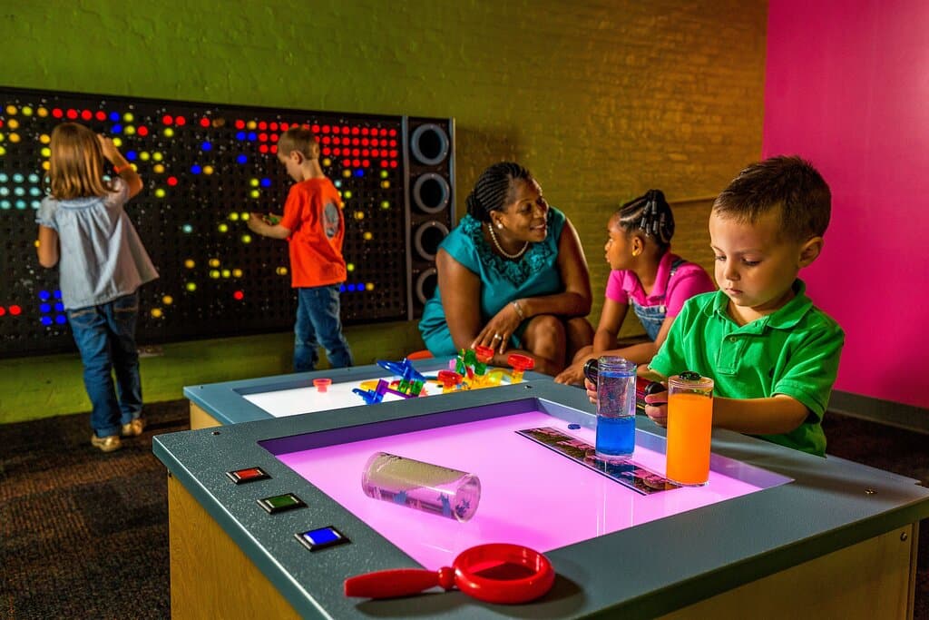 Kentucky Science Center's Science in Play early childhood exhibit.  https://kysciencecenter.org/science-in-play/