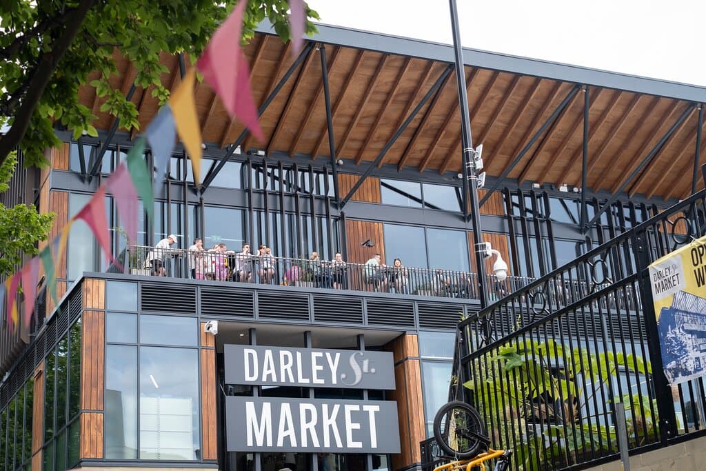 Darley Street Market from the outside.