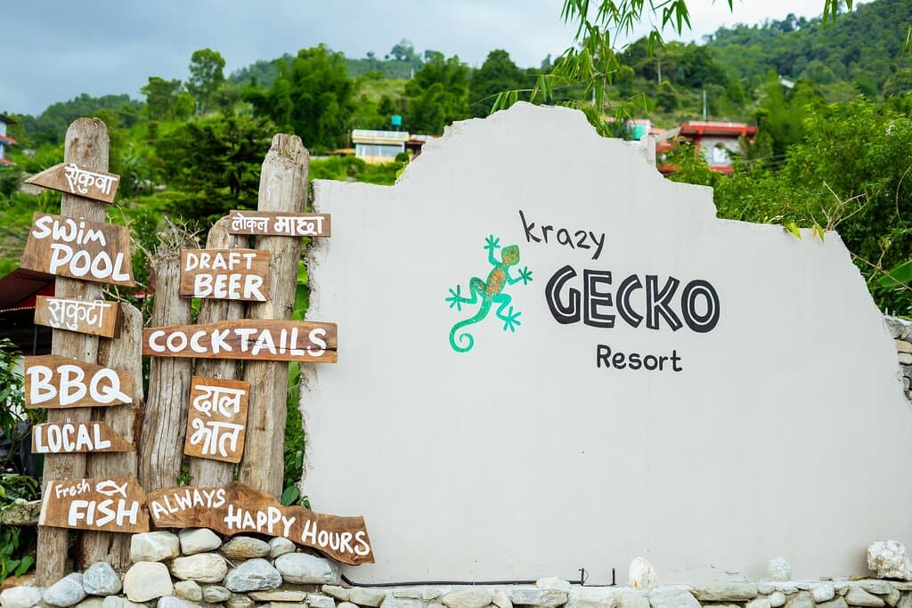 New Gecko Resort Entrance