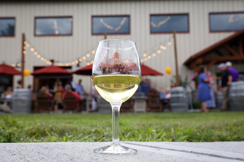 Glass outside our Queensbury Tasting Room