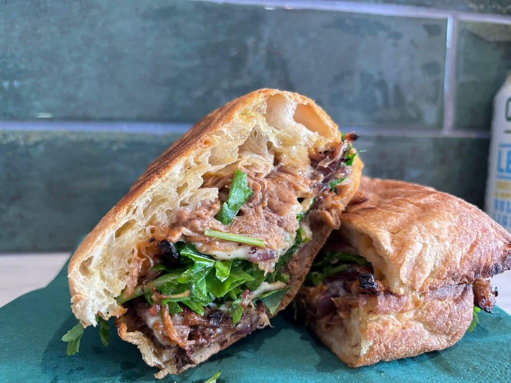 Pulled Pork Toasted Ciabatta 