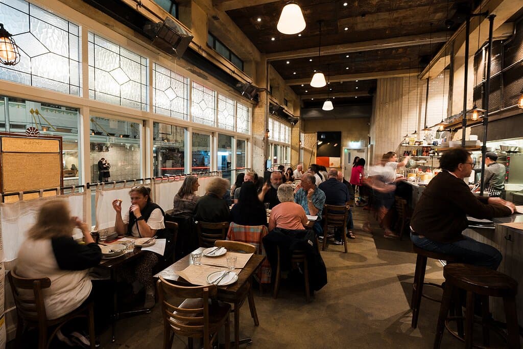 Ombra, Cuba Street. Venetian-inspired dining, cosy and classic.