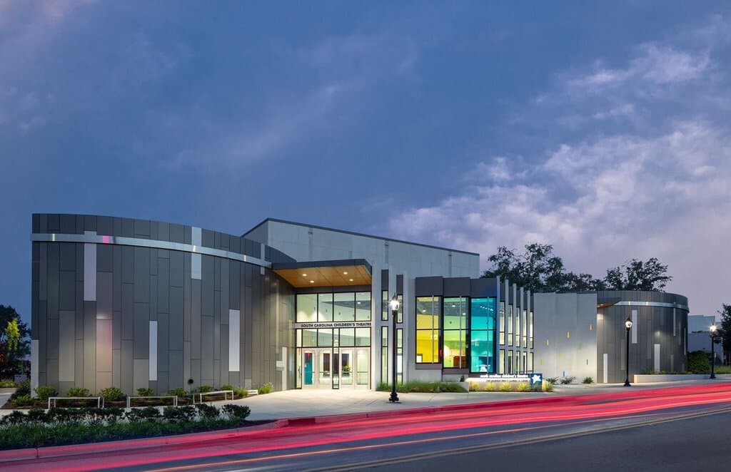 The South Carolina Children's Theatre was founded in 1987, and moved into their new building at 153 August Street in 2020.  With live theatre productions, education classes and camps, and community events, SCCT has something for everyone!   In 1996, we established our Theatre Outreach Partnerships (TOPs) programs, which includes education scholarships, free lobby shows for the community, theatre education residencies, free ticket programs for Title I schools, summer camps for medically fragile  