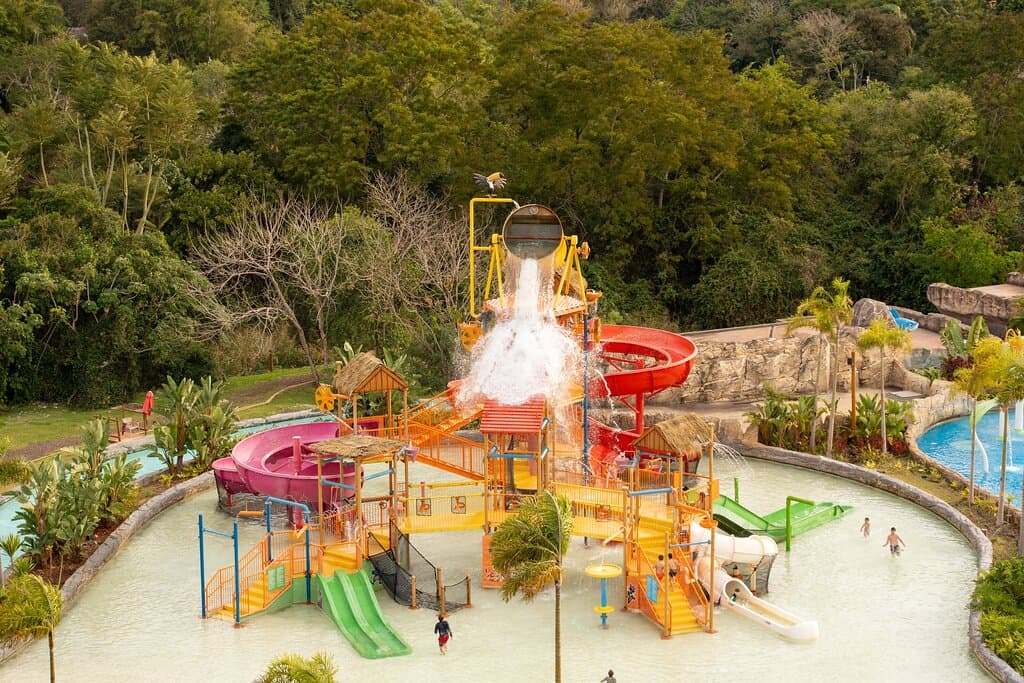 Área Kids, diversão garantida para todas as idades no baldão do Blue, além dos tobogãs e brinquedos interativos. 