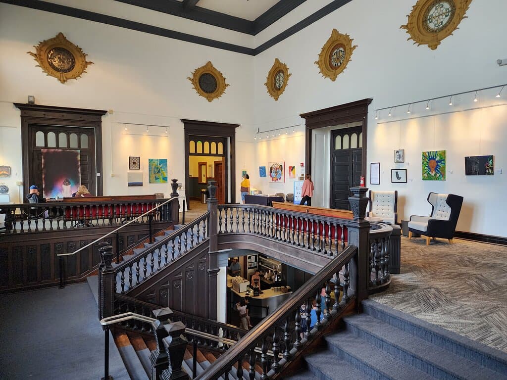 You can see the interior is quite spacious and the theatre is located on the 2nd floor