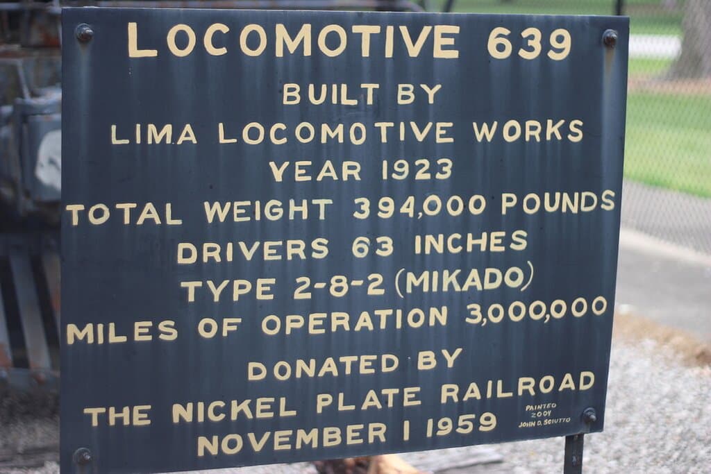 Locomotive sign