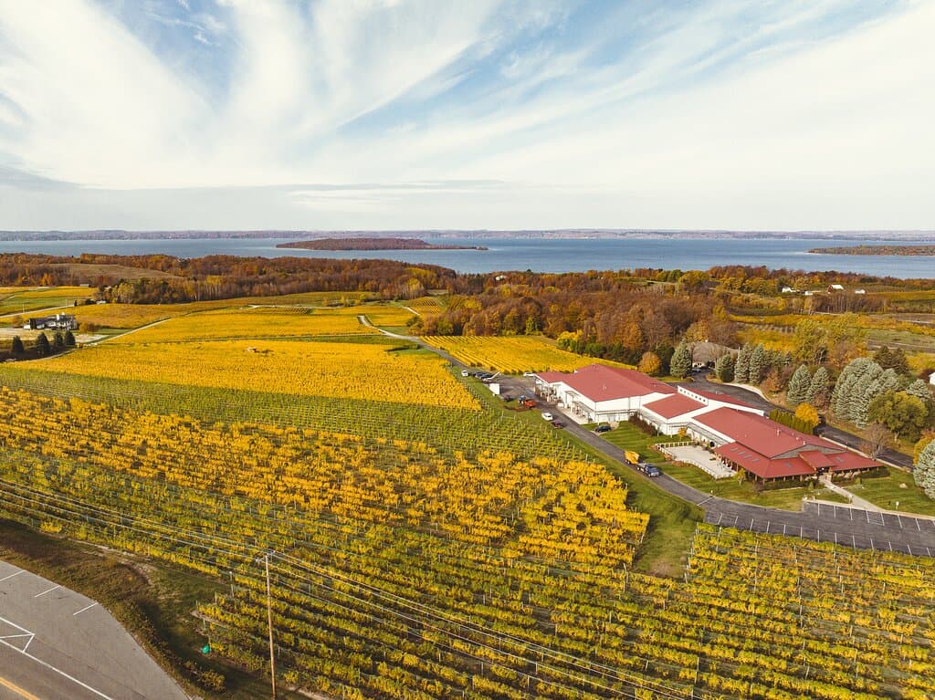 Chateau Grand Traverse in the Fall