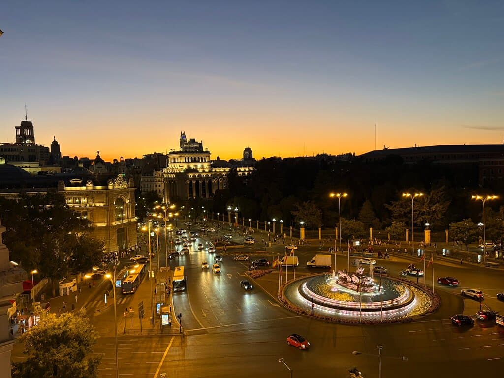 Sunset view from Azotea Cobeles
