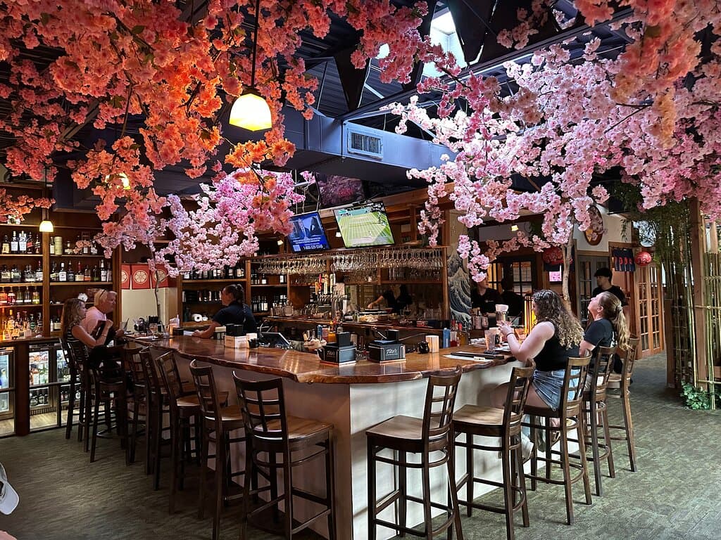 The newly remodeled bar area at The Cultured Pearl in Rehoboth Beach, Delaware.