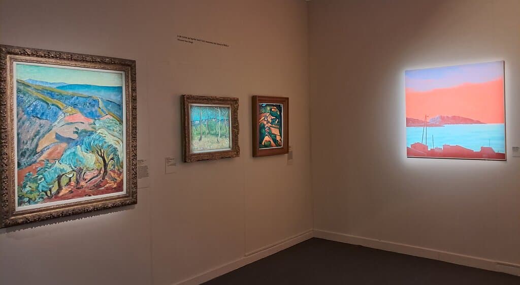 Huiles sur toile de la salle 2 du 1er étage. 