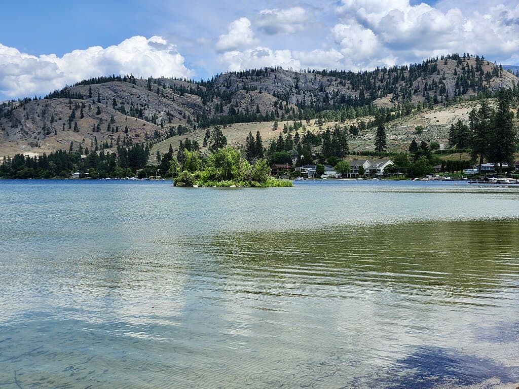 Reflections on Skaha Lake.