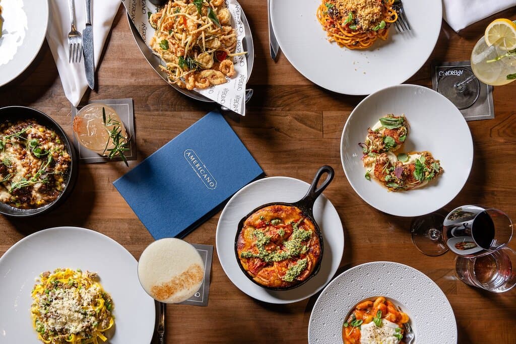 The Americano is a bold and contemporary expression of Italian cuisine, a restaurant and bar where soulful dishes tell a story of place, season, and connection. Here, our menu is shaped by traditions of Italy and the voice of Chef Scott Conant, reinterpreted through the lens of his passion and culinary journey.   This is not Italian-American, it’s forward-looking cuisine with intention—anchored in craft and delivered with the warmth and elegance that define true hospitality. 