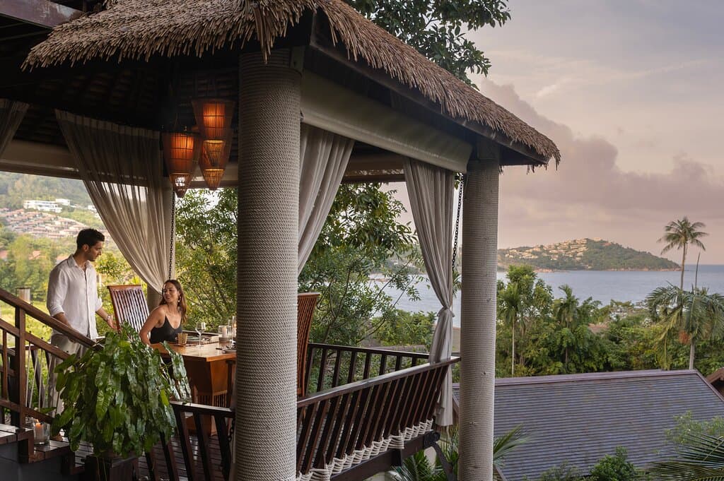 Tree Tops Romantic View with Couple