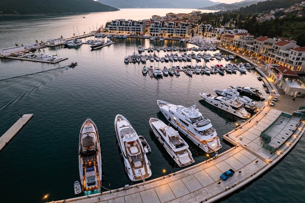 Summer Evening at Portonovi Marina