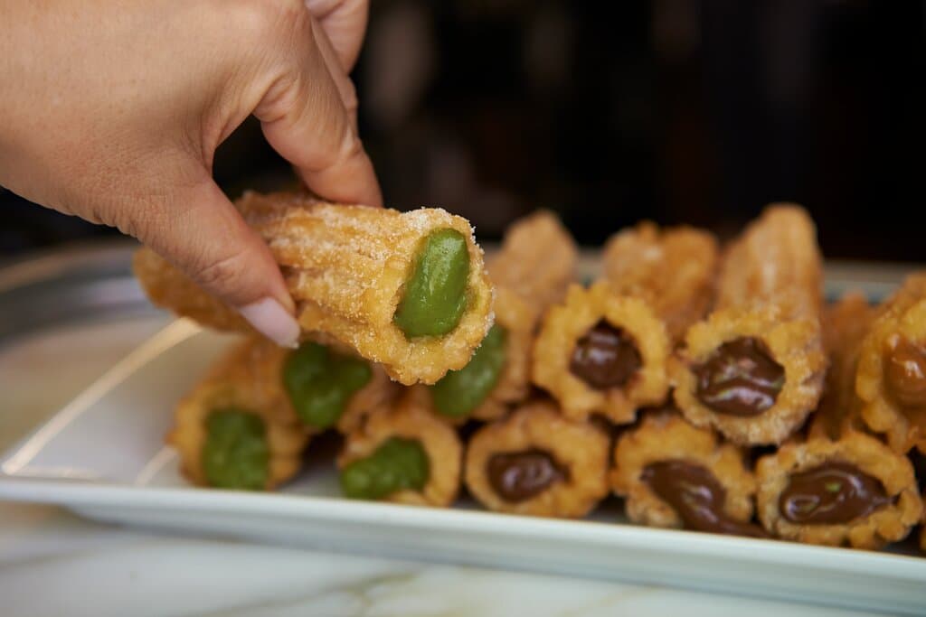 STUFFED CHURRO - Nutella, Matcha or Cream