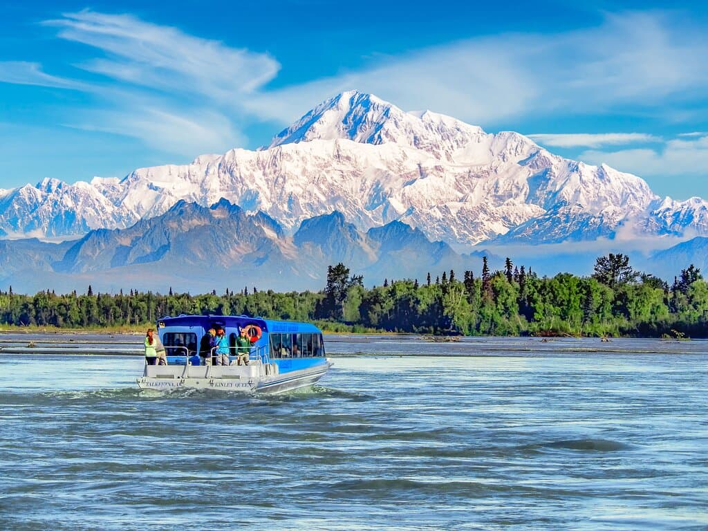 Denali from the Susitna River
