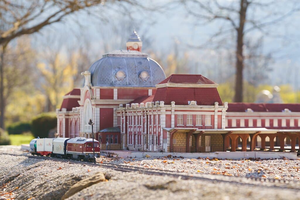 Train station - in miniature, Bulgaria