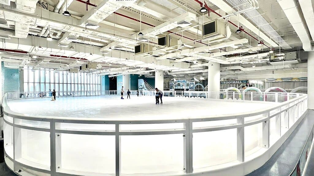 Below Zero ice skating rink at The Assima Mall Kuwait