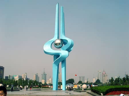 Striking Steel Sculpture
