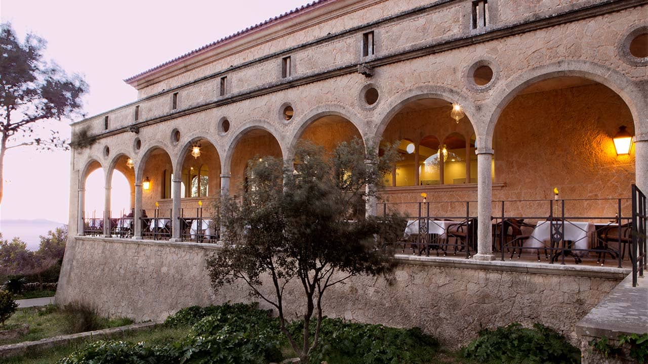 Mountaintop Monastery Setting