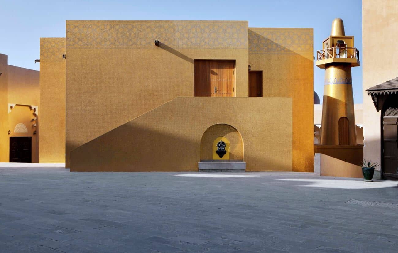 Shimmering Golden Mosque